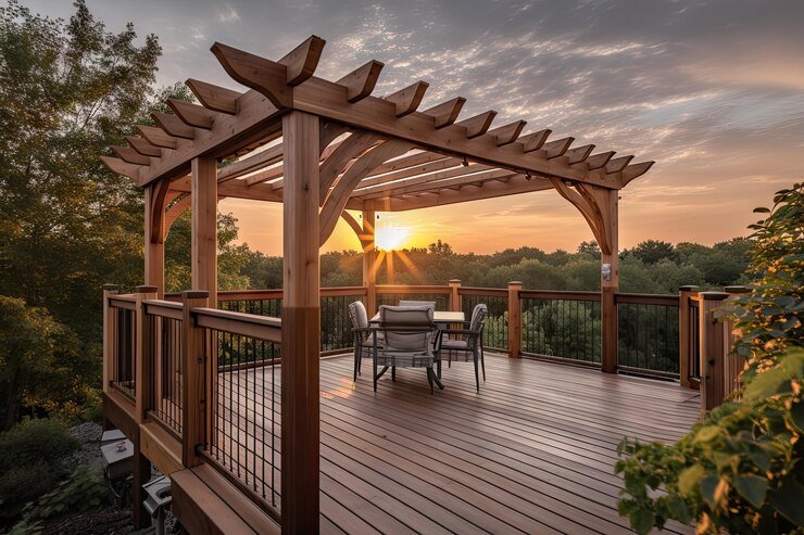 Shade Structures Pergola Installation